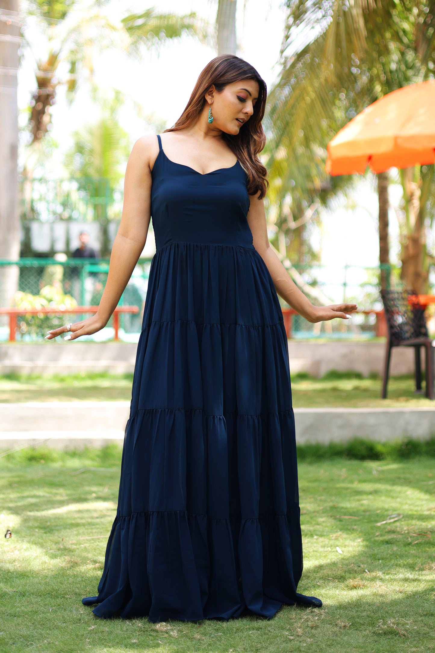 Oxford Blue Long Dress
